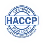 Logo de Certificação HACCP de Segurança Alimentar